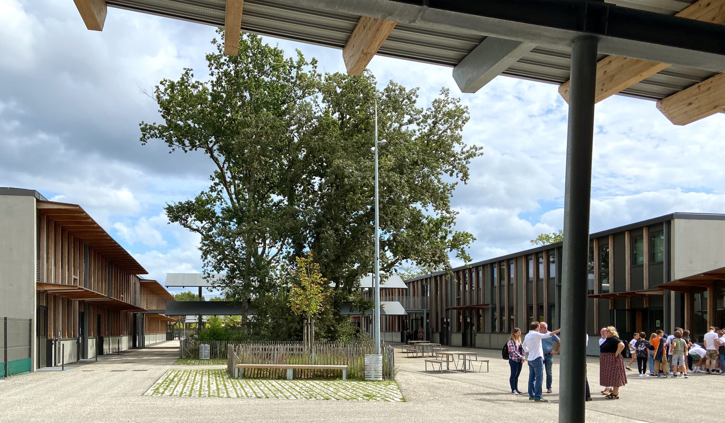 Collège Lyée du BARP, Bordeaux - Patrick Arotcharen, agence d'architecture